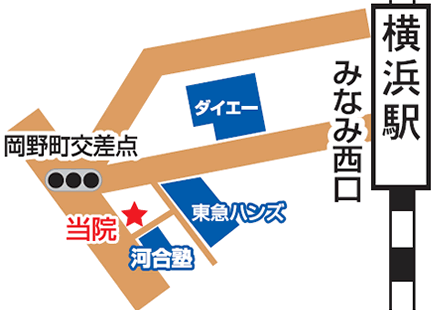 ABCクリニック横浜院地図